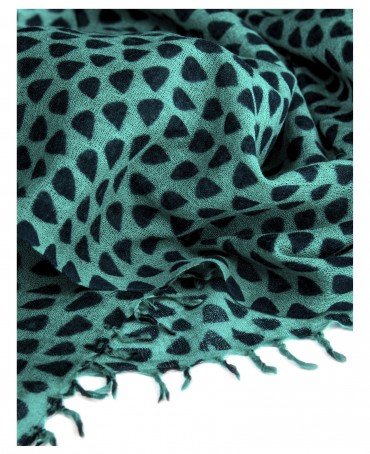 Палантин Женский W40-MOSAIQUE/EMERAUDE